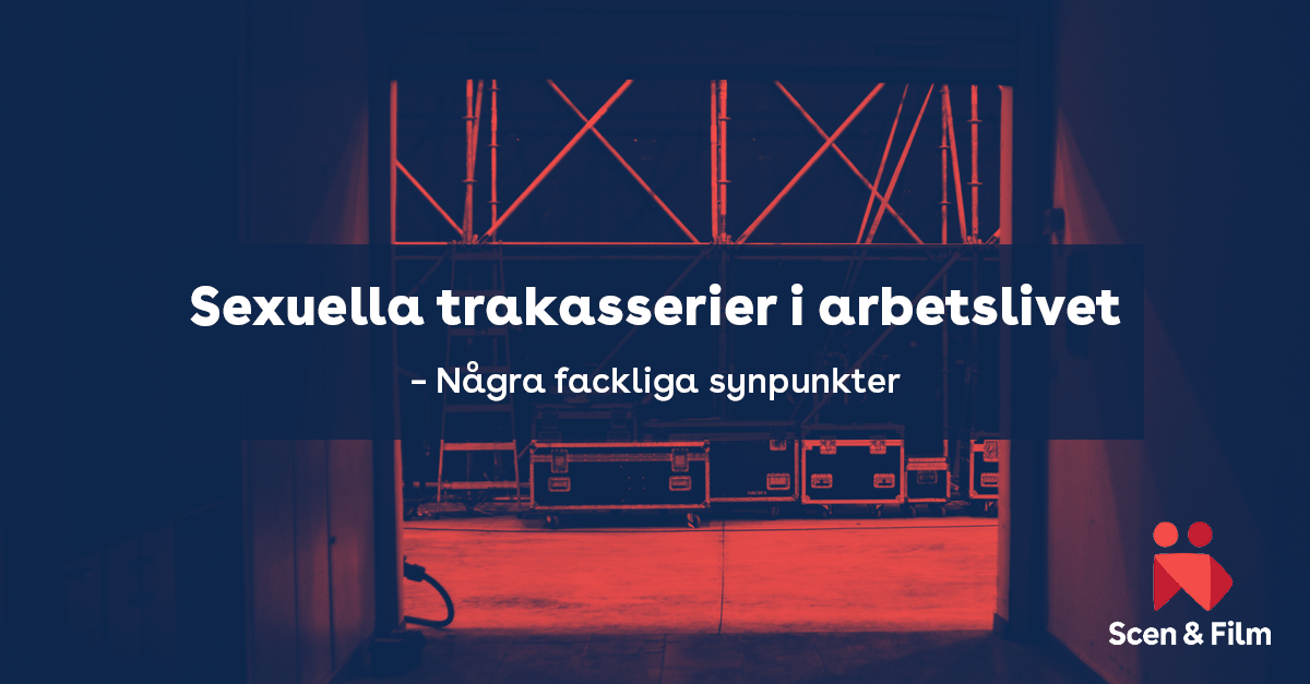 Sexuella Trakasserier I Arbetslivet Scen And Film